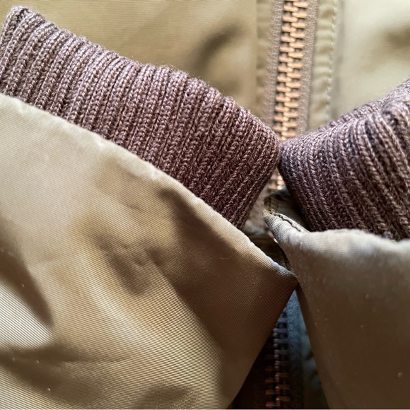 Madewell down puffer parka olive green - Picture 4 of 7